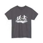 Youth Playing Soccer Silhouette Tee – Fun Outdoor Play Graphic T‑Shirt