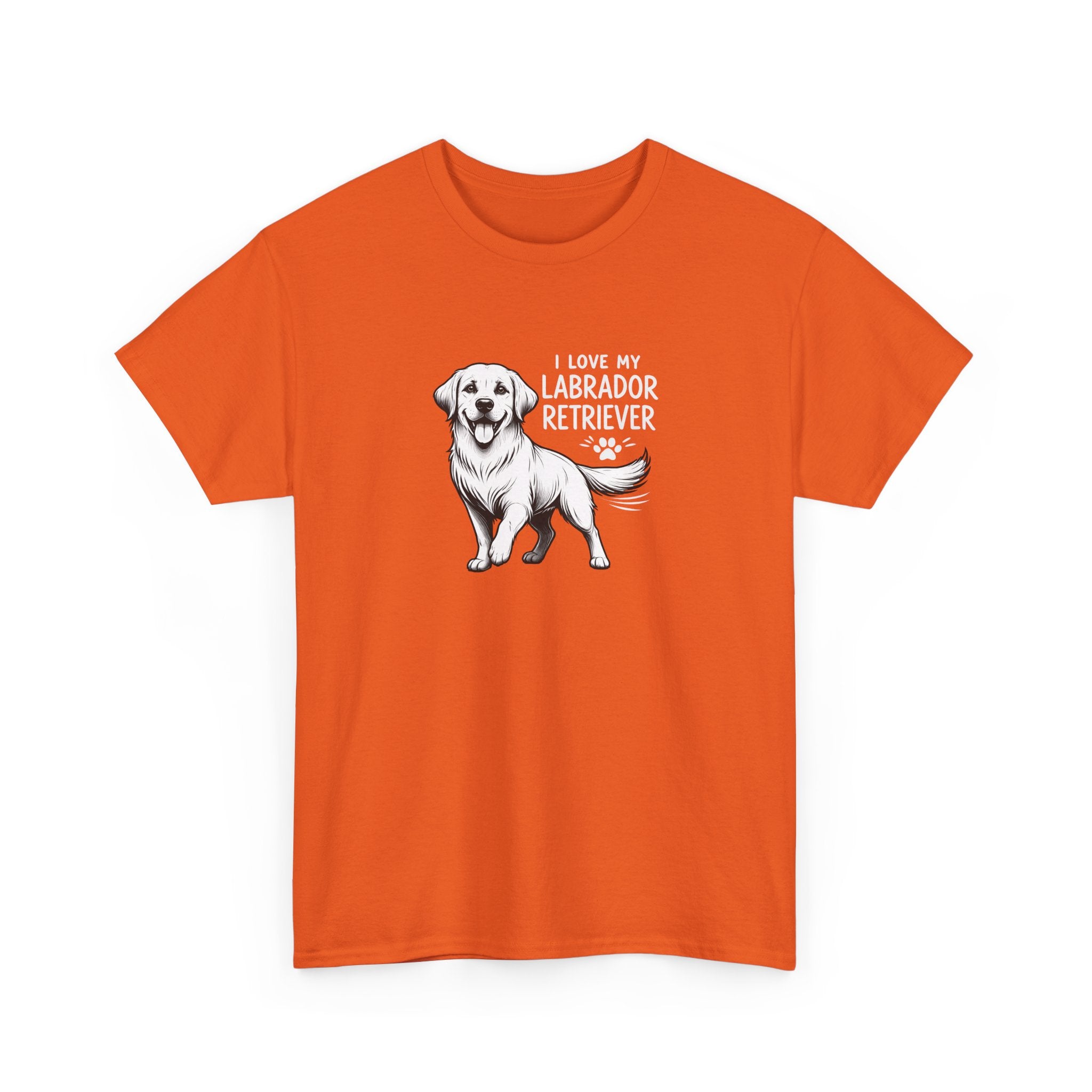 Labrador Retriever T-Shirt — "I Love My Labrador Retriever" Dog Lover Tee