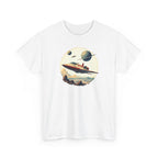 Retro Space T‑Shirt — Vintage Sci‑Fi Rocket Tee