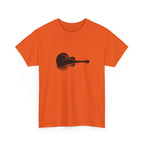 Guitar Silhouette Tee – Minimal Acoustic Music T-Shirt