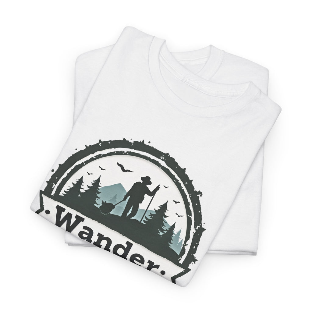 Wander Further T‑Shirt — Adventure Graphic Tee for Hikers & Outdoor Lovers