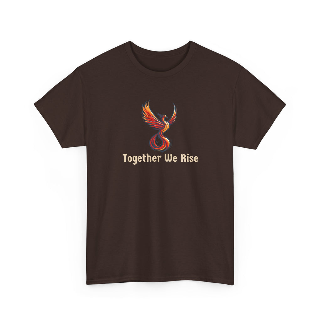 Phoenix Rising T‑Shirt — "Together We Rise" Inspirational Tee