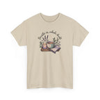 Relaxing Tea Illustration T-Shirt — "Breathe in, Exhale Doubt" Comfort Tee