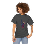 Saxophone Watercolor Tee — Artistic Jazz Instrument Shirt