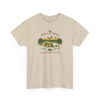 Fishing Camping T-Shirt — "The Great Outdoors: Adventure Awaits" Graphic Tee