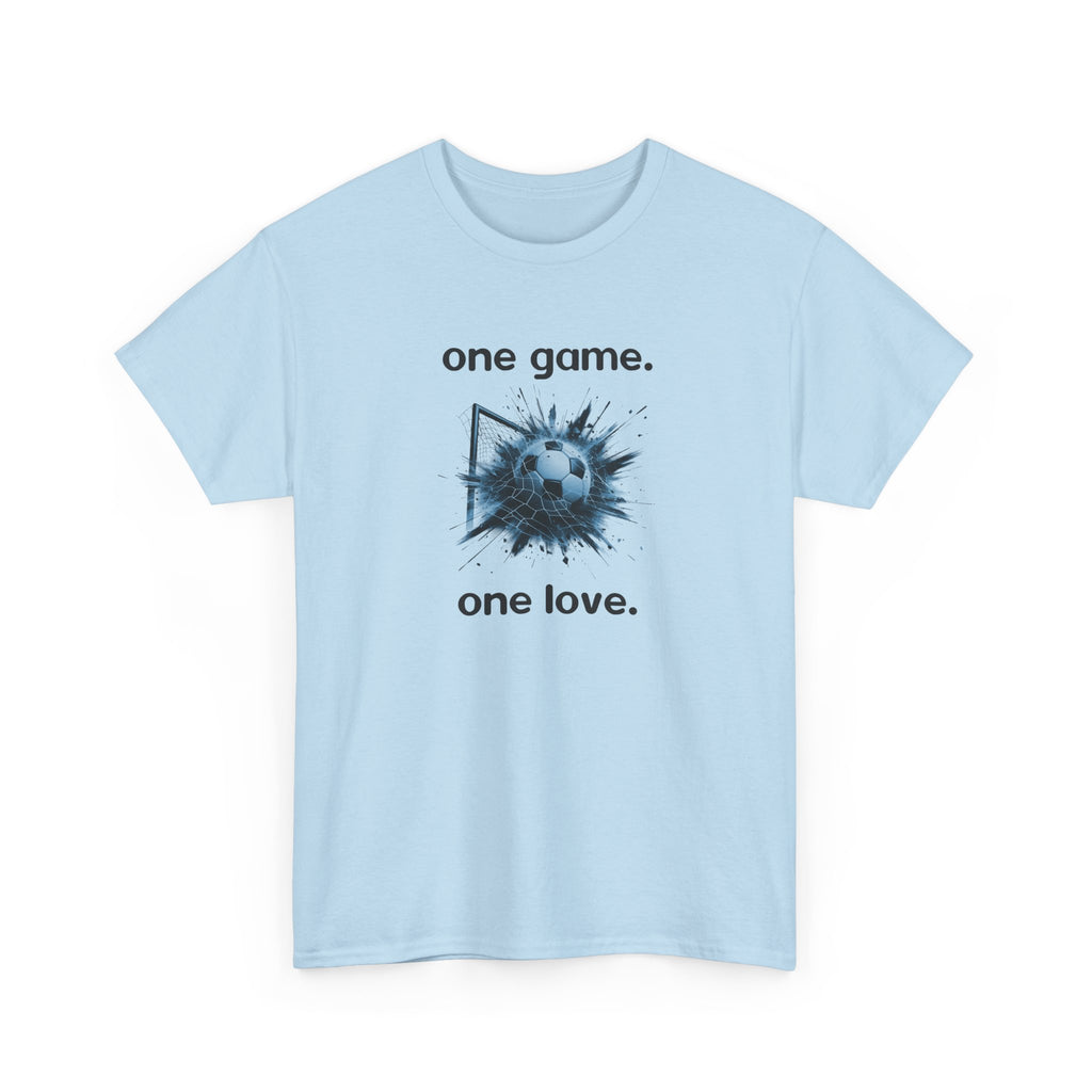 One Game. One Love. T-Shirt — Football Soccer Graphic Tee