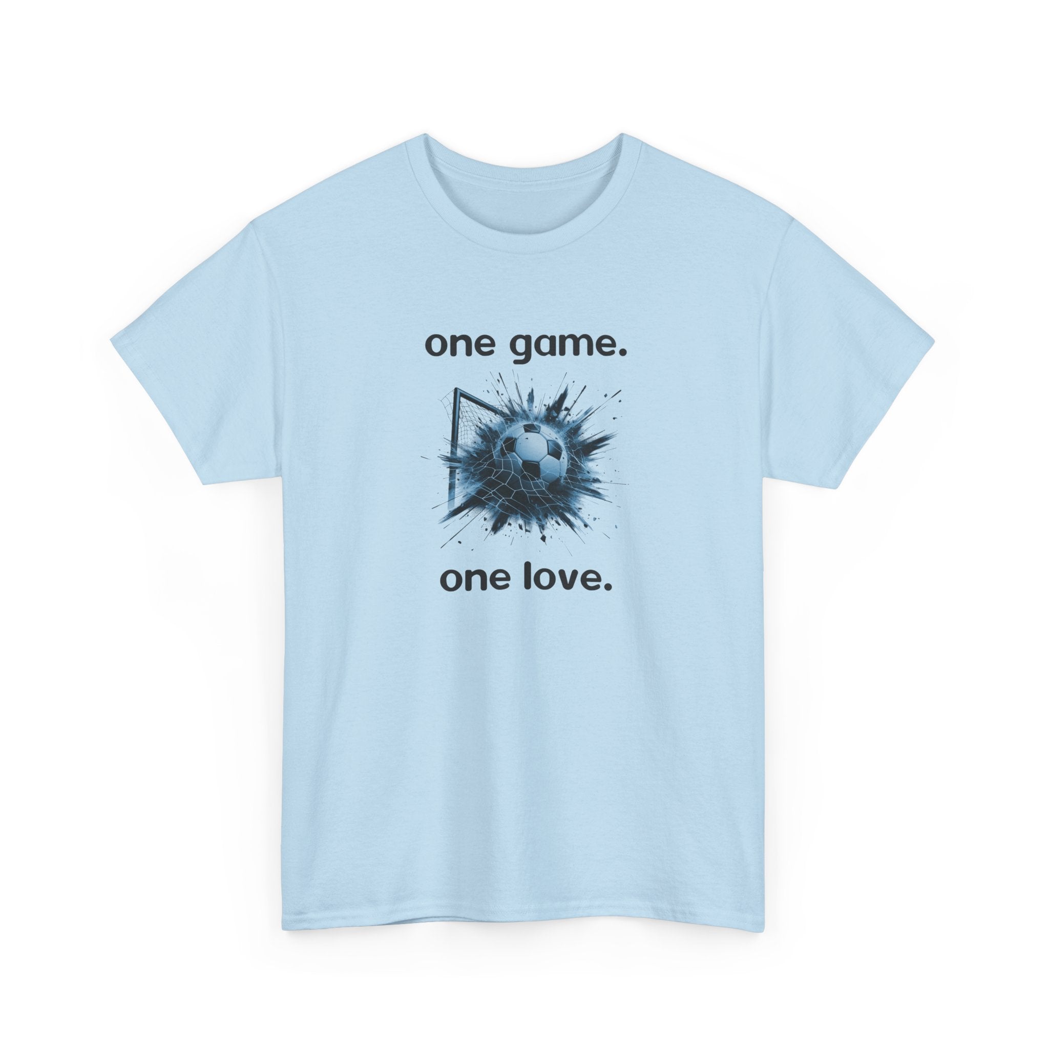 One Game. One Love. T-Shirt — Football Soccer Graphic Tee