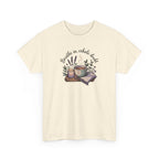 Relaxing Tea Illustration T-Shirt — "Breathe in, Exhale Doubt" Comfort Tee