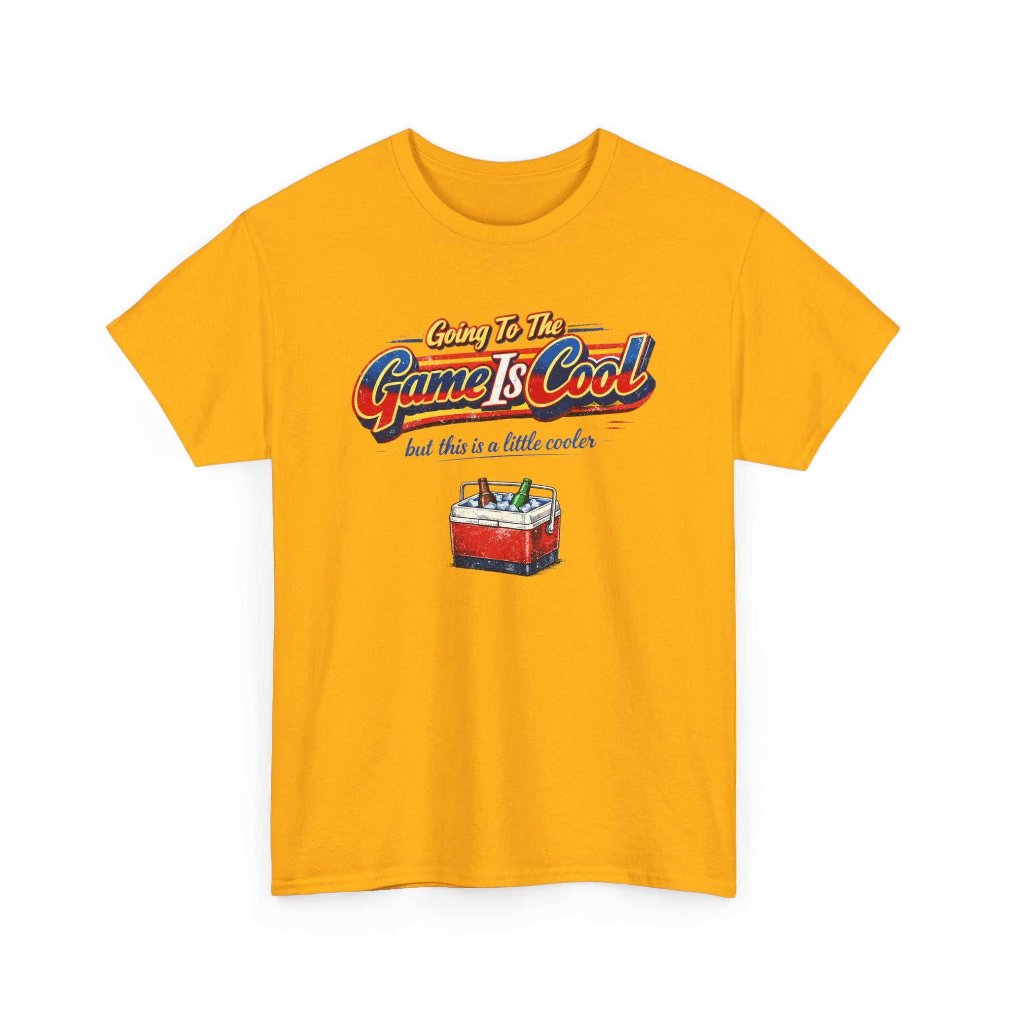 Going To The Game Is Cool But This Is A Little Cooler Funny Retro Graphic Tee