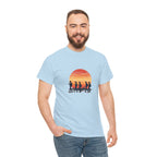 Sunset Smartphone Zombies T-Shirt — Retro Graphic Tee