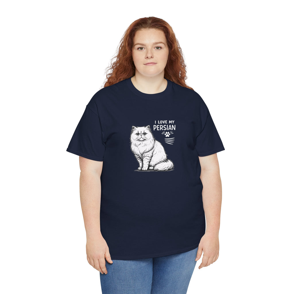 Persian Cat T-Shirt — "I Love My Persian" Tee