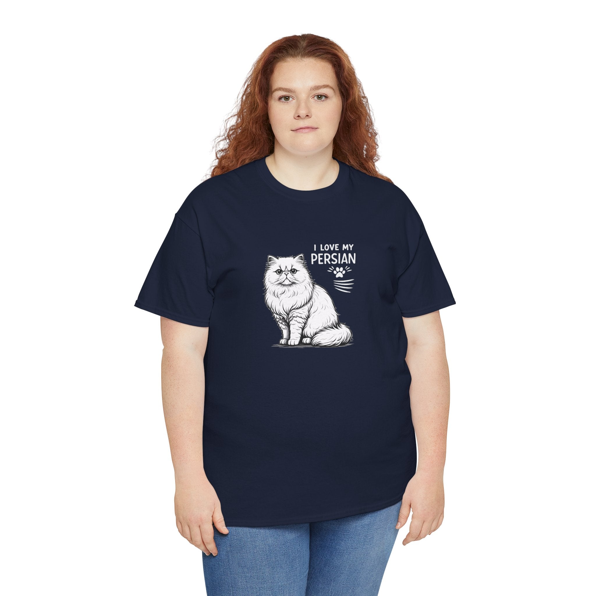 Persian Cat T-Shirt — "I Love My Persian" Tee