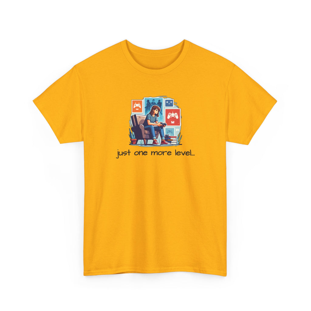 Girl Gamer Arcade T‑Shirt — "Just One More Level" Retro Video Game Tee