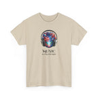 Music Is My Escape T-Shirt — Colorful Headphone Art Tee