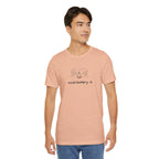 Social Battery Low T-Shirt — Minimal Nature Camping Graphic Introvert Tee