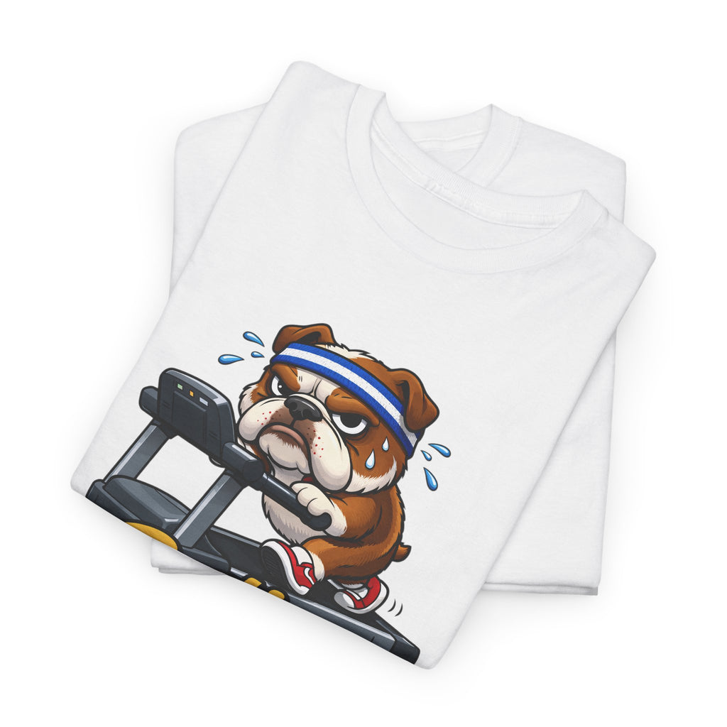 Resting Gym Face T-Shirt — Funny Bulldog Workout Tee