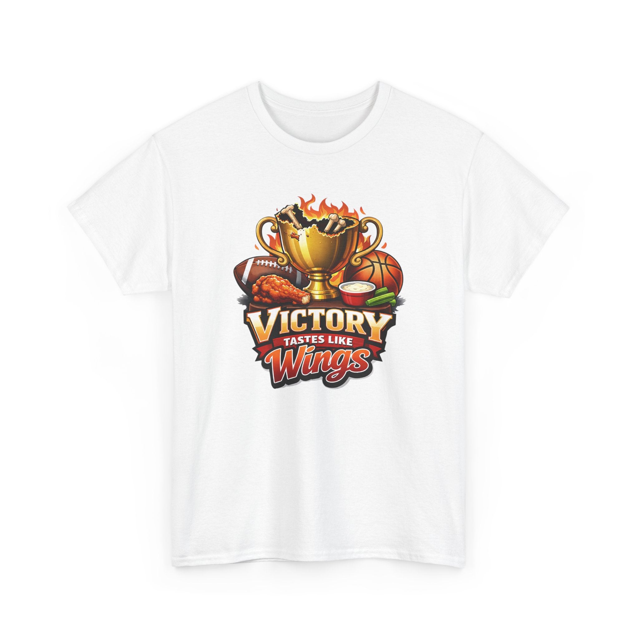 Victory T-Shirt - "Victory Tastes Like Wings" Sports & Game Day Tee
