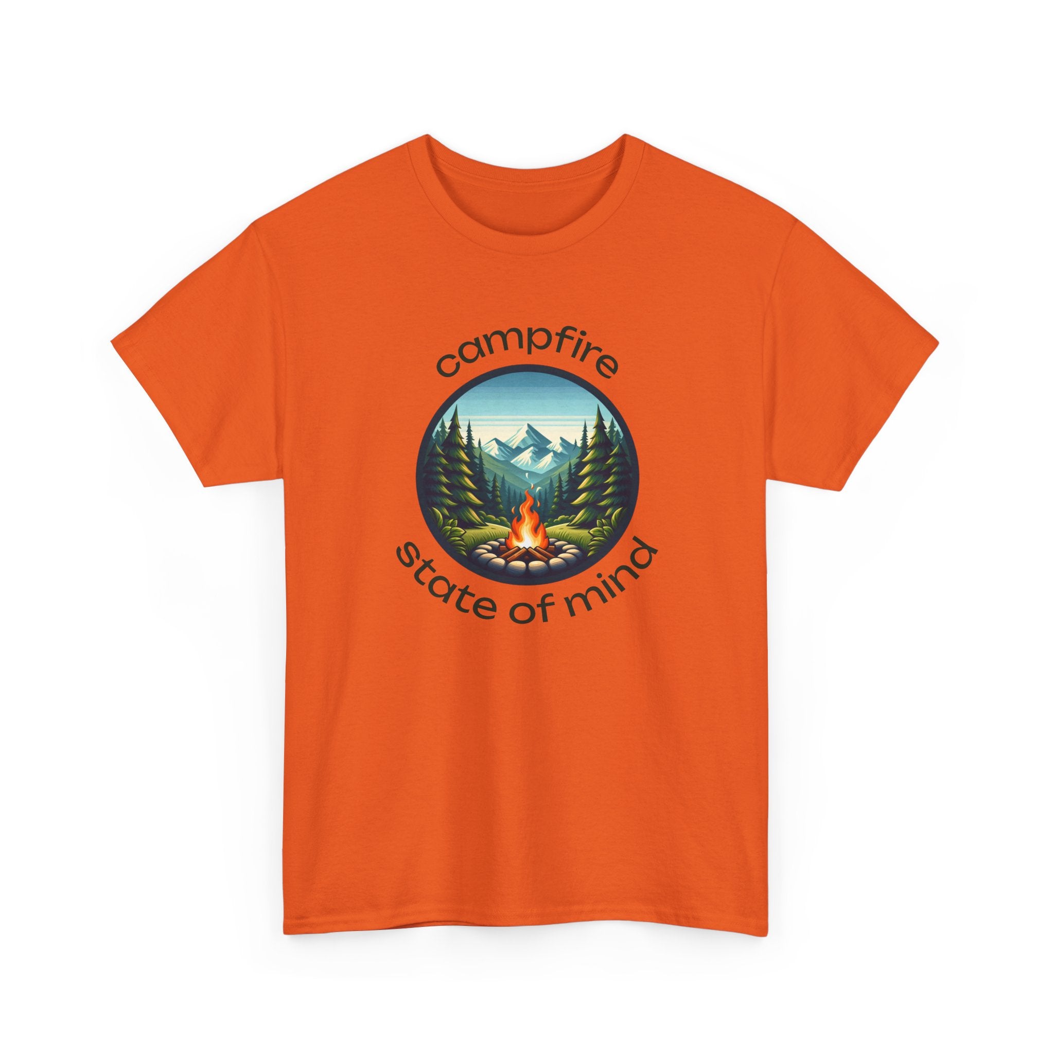 Campfire State of Mind T-Shirt — Outdoor Camping Graphic Tee