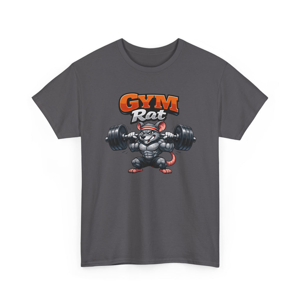 Gym Rat T‑Shirt — Funny Weightlifting Rat Gym Tee