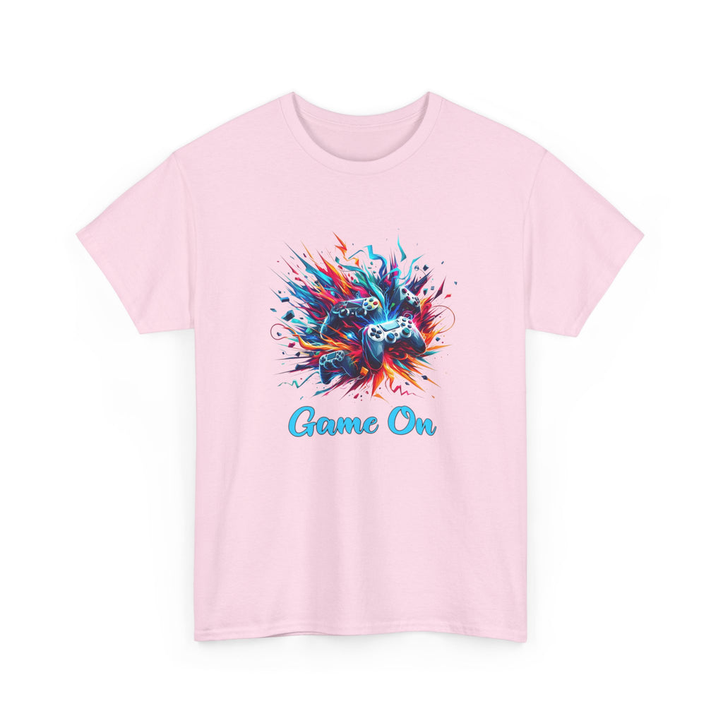 Gaming T-Shirt — 'Game On' Color Splash Controller Tee