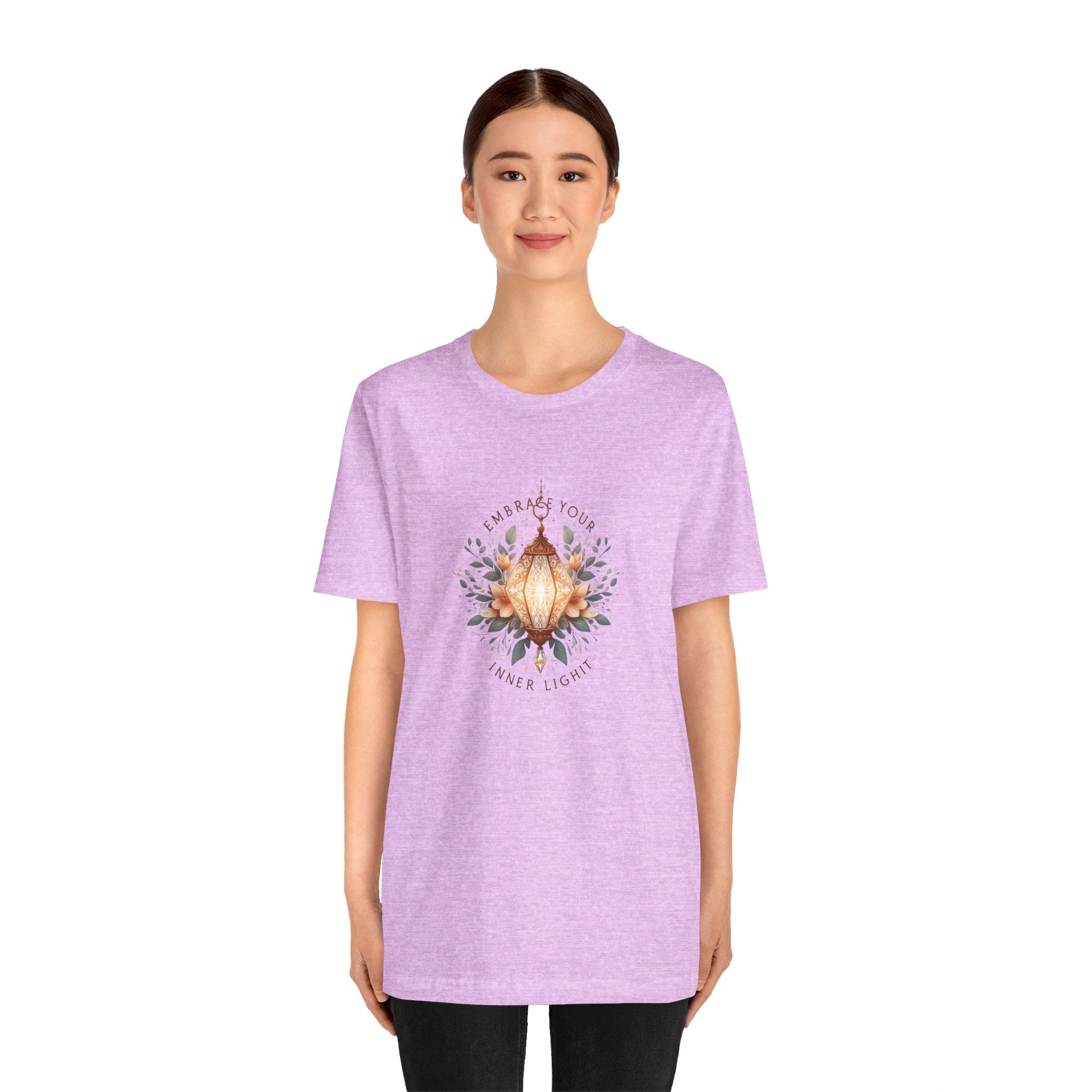 Lotus Lantern Tee — Embrace Your Inner Light Short Sleeve Shirt