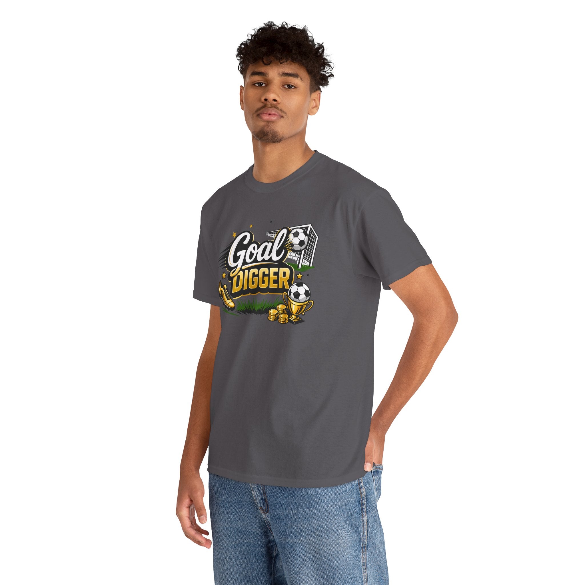 Goal Digger Soccer T-Shirt — Motivational Soccer Player Tee