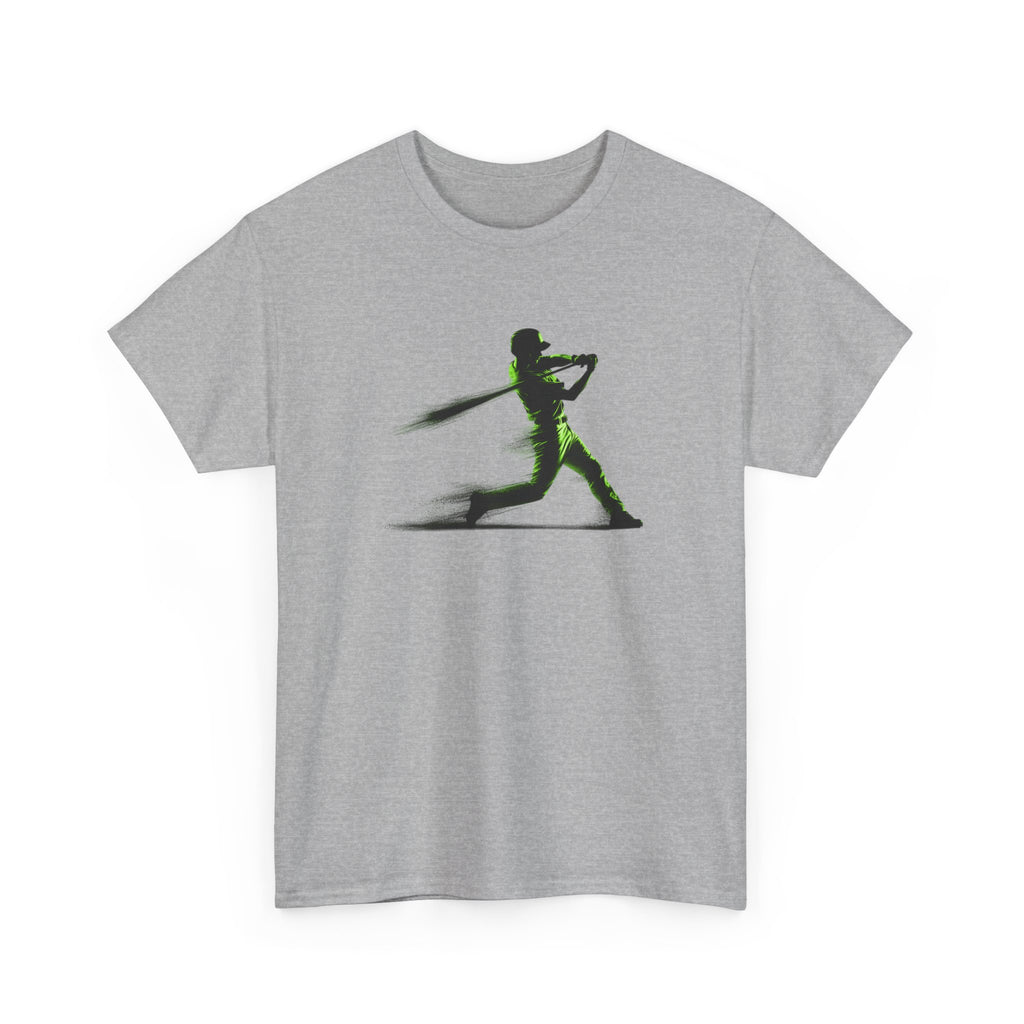 Baseball Batter Silhouette Tee — Fast Swing Sports T‑Shirt