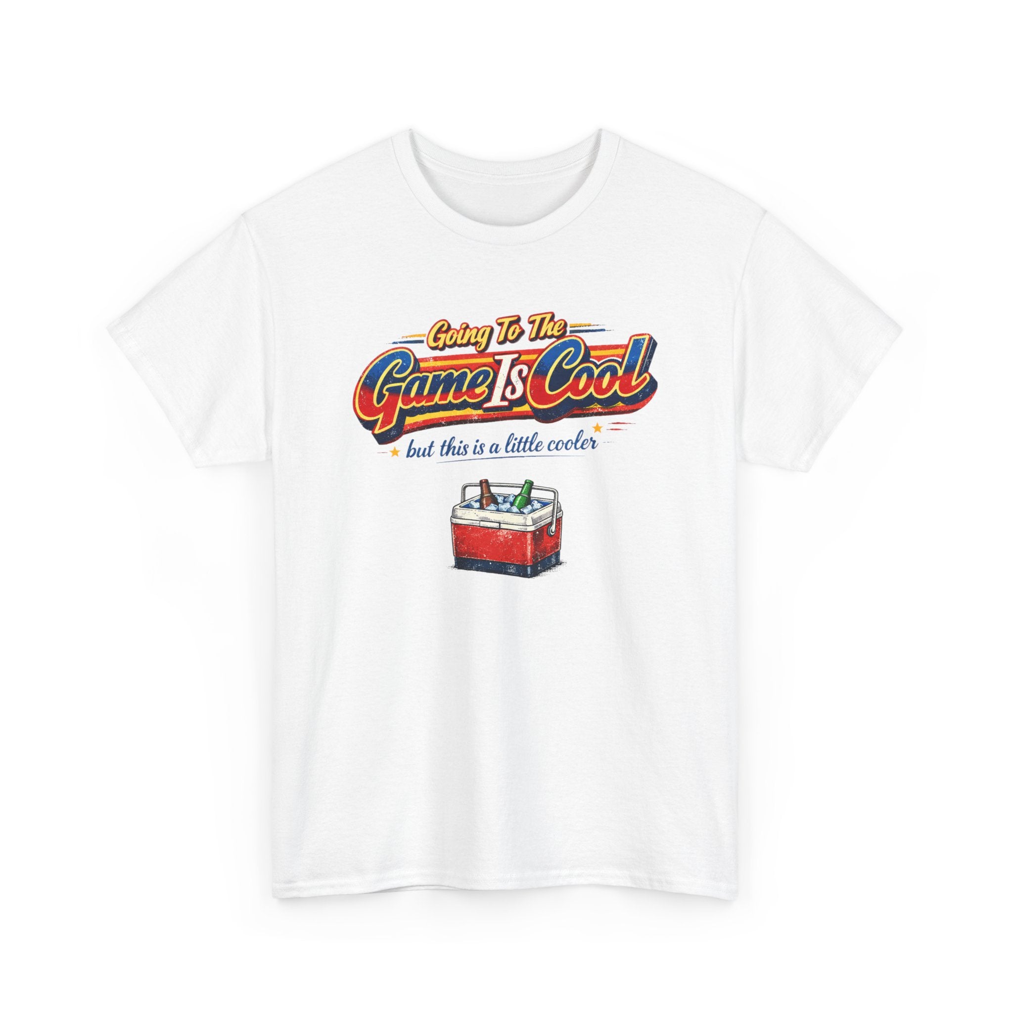 Going To The Game Is Cool But This Is A Little Cooler Funny Retro Graphic Tee