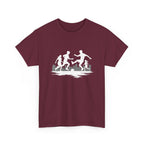 Youth Playing Soccer Silhouette Tee – Fun Outdoor Play Graphic T‑Shirt