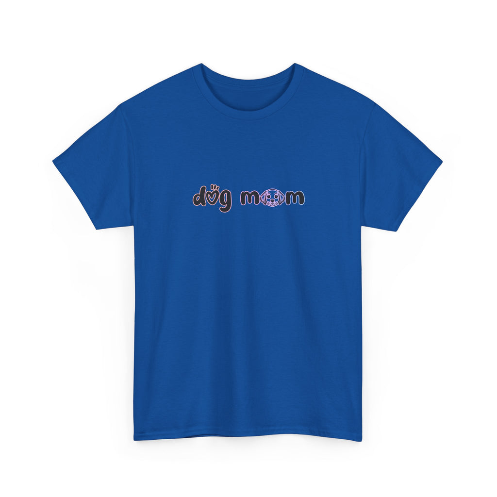 Dog Mom T‑Shirt — Cute Paw Print Graphic Tee for Pet Lovers