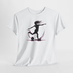 Woman Soccer Player Silhouette T‑Shirt