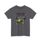 Spot Me I Have Tiny Arms T-Shirt — Funny T Rex Dino Gym Tee
