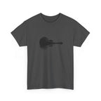 Guitar Silhouette Tee – Minimal Acoustic Music T-Shirt