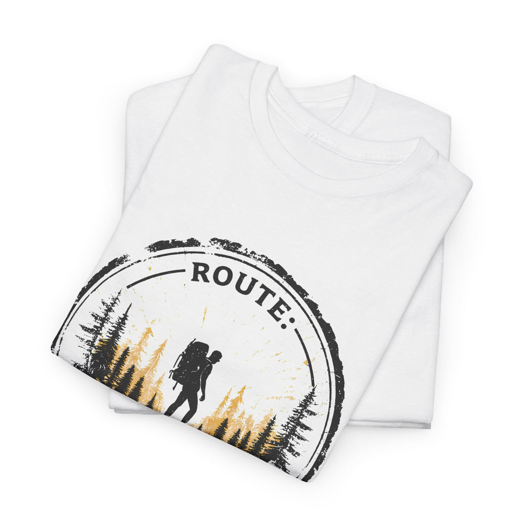 Route Optimistic Hiking Tee — Adventure Backpacking Shirt
