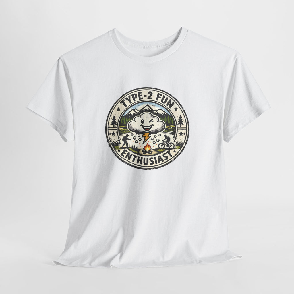 Type-2 Fun Enthusiasts T-Shirt — Funny Outdoor Hiking Camping Graphic Tee