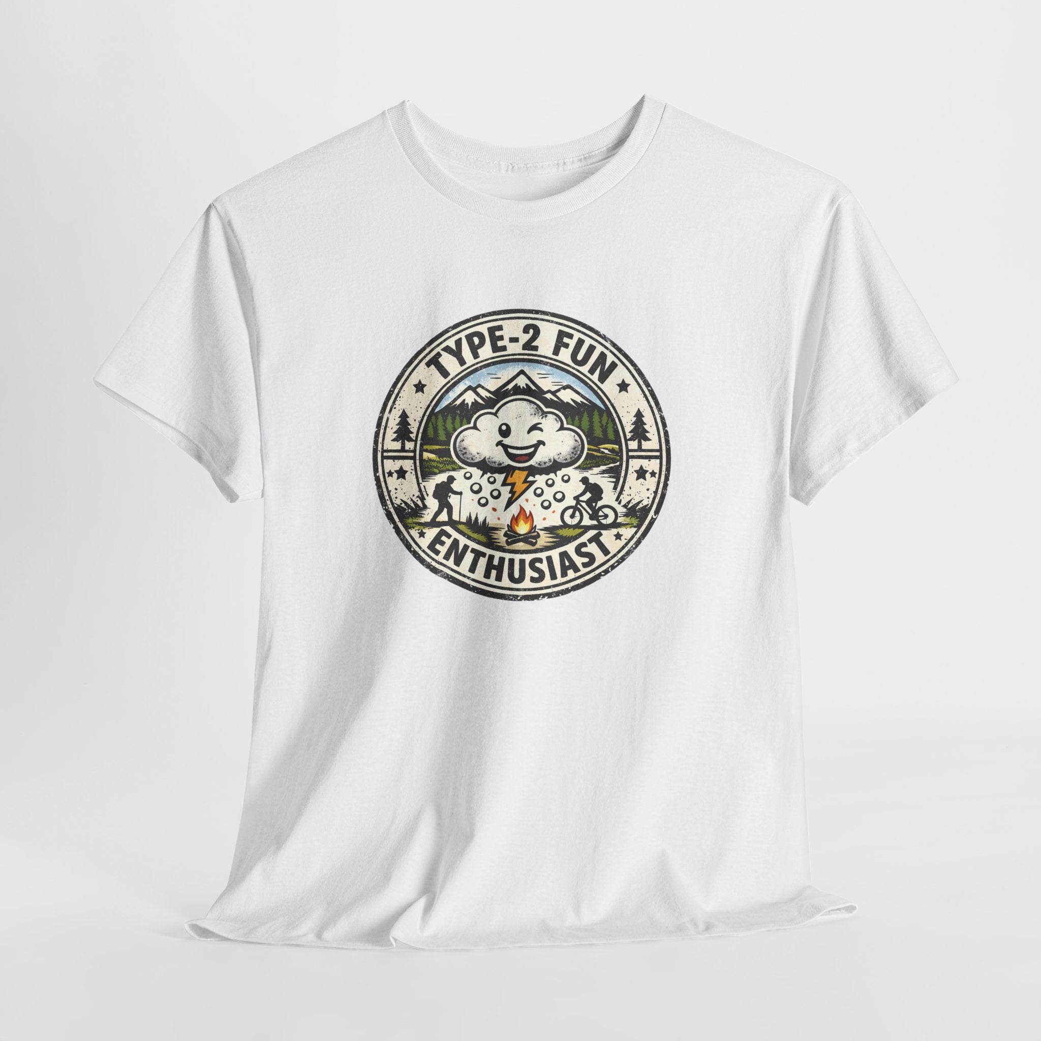 Type-2 Fun Enthusiasts T-Shirt — Funny Outdoor Hiking Camping Graphic Tee