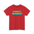 Embrace Diversity T-Shirt — Colorful Graffiti Pride Tee