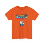 Barbecues Are Cool but this is a little cooler Funny Retro BBQ Tee