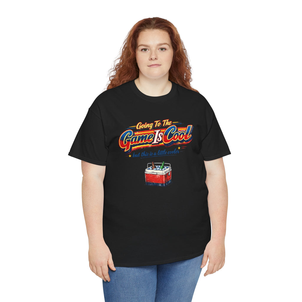 Going To The Game Is Cool But This Is A Little Cooler Funny Retro Graphic Tee
