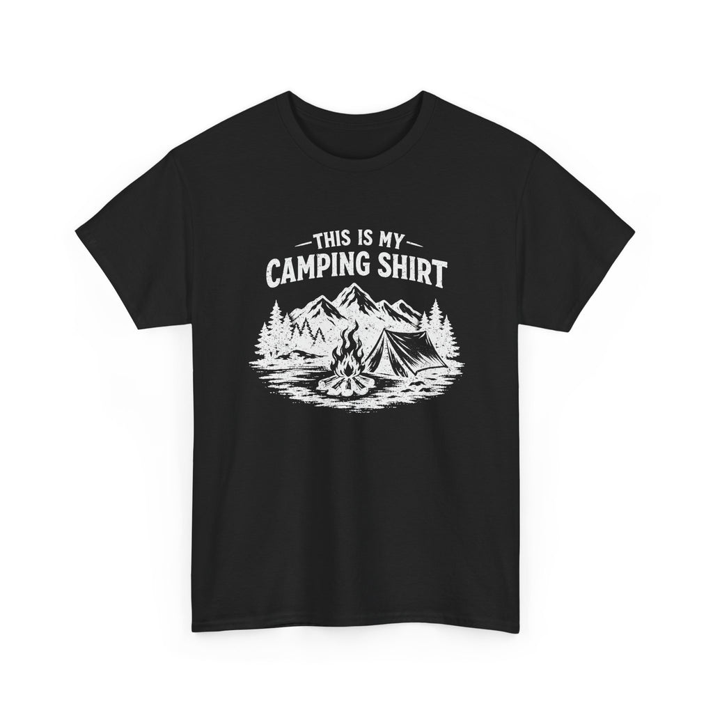This Is My Camping Shirt - Graphic T‑Shirt for Campers & Outdoor Lovers