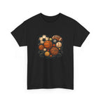 Sports Heart Graphic Tee — Basketball, Soccer & Baseball Love Shirt