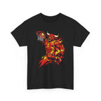 Basketball Bull Graphic Tee — Fierce Red Basketball Player Shirt