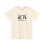 "I’m 99% Angel but ohh that 1%" - Funny Angel Wings Graphic Tee