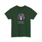 Music Is My Escape T-Shirt — Colorful Headphone Art Tee