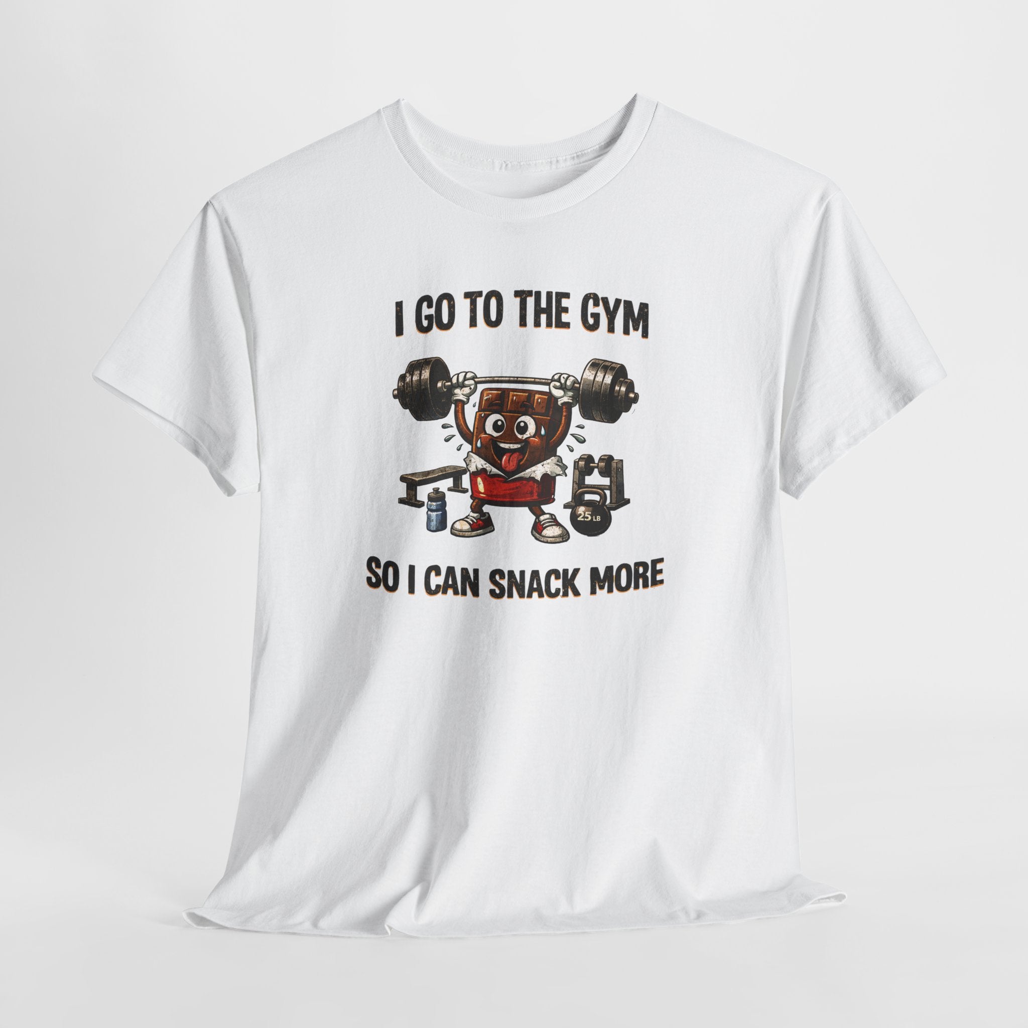 I Go to the Gym So I Can Snack More - Funny Fitness Gym Snack T‑Shirt
