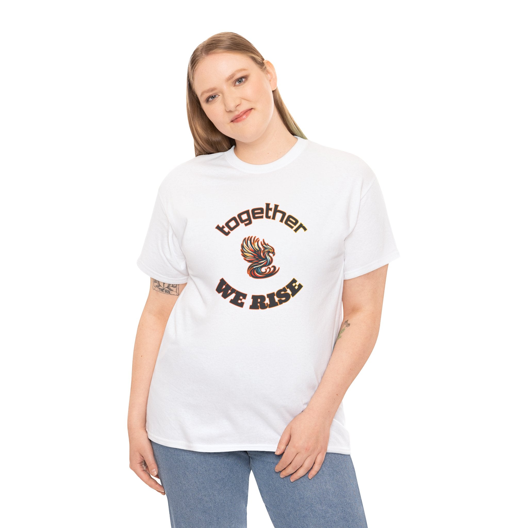 Together We Rise Phoenix Tee — Inspirational Community Pride T-Shirt