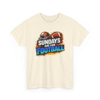 Sundays Are for Football T-Shirt — Football Fan Graphic Tee