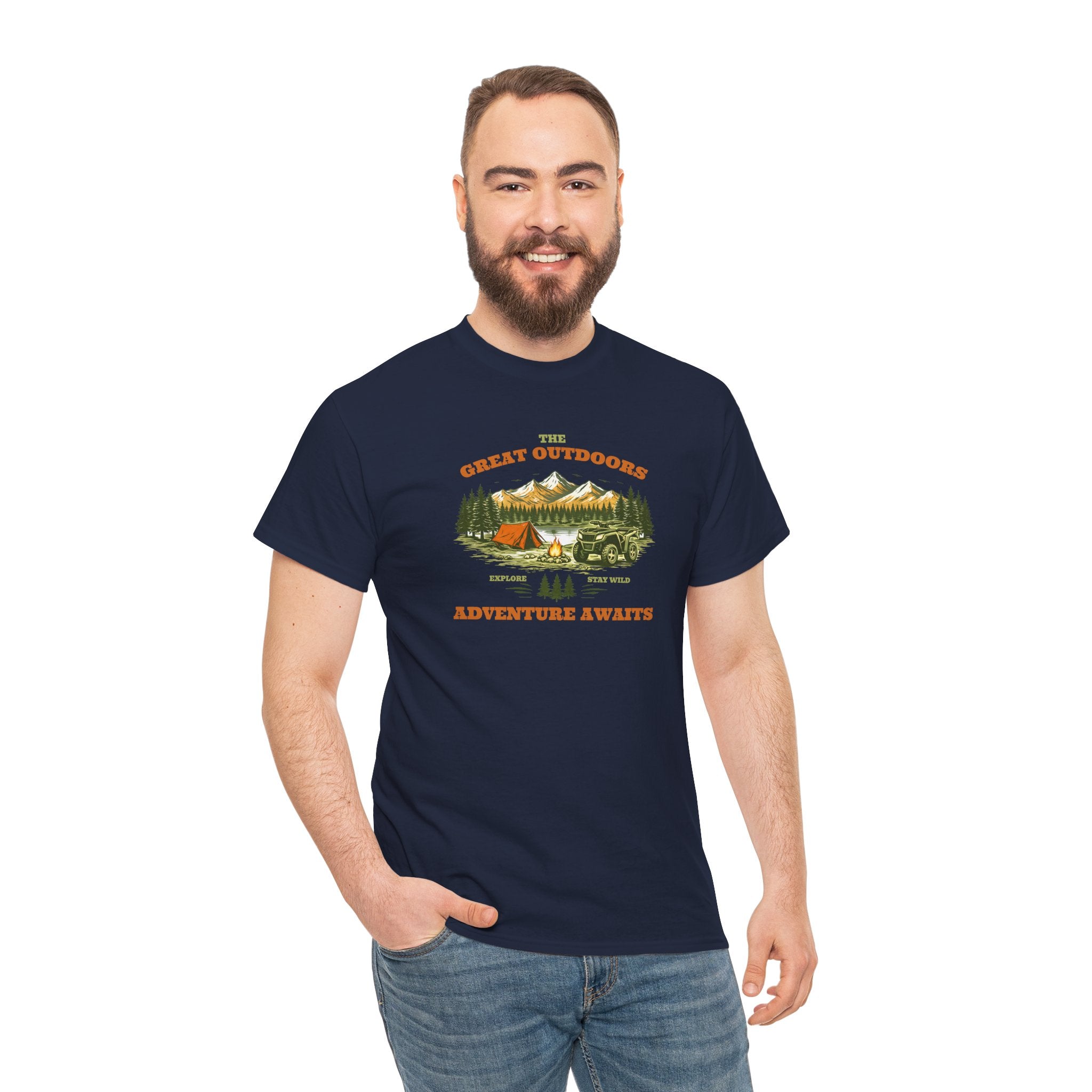 Outdoor Adventure T-Shirt — "The Great Outdoors"  ATV Nature Camping Tee