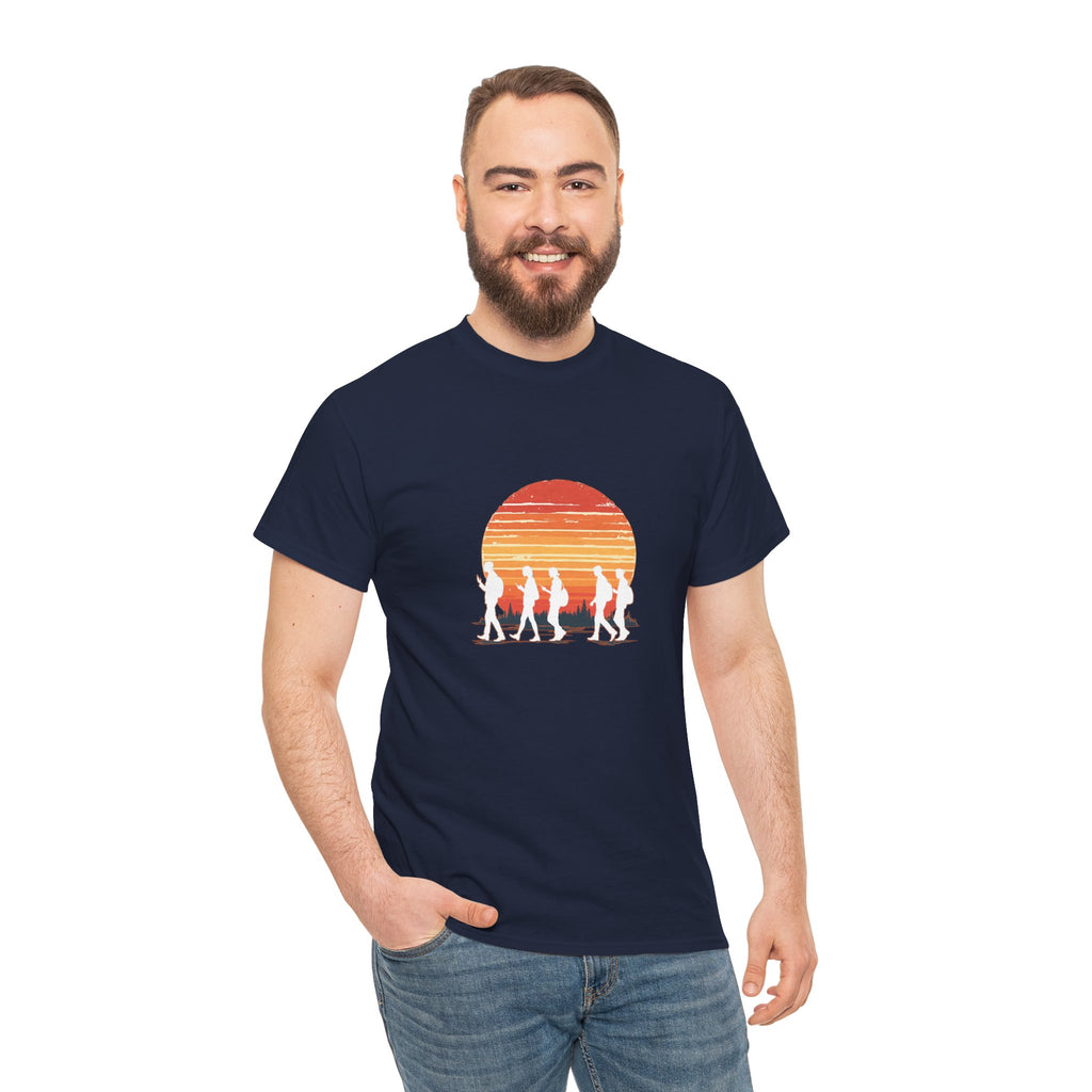 Sunset Smartphone Zombies T-Shirt — Retro Graphic Tee