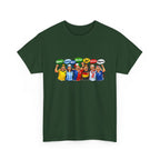 Soccer Fans Group Graphic Tee — World Cup Multinational Fans Shirt